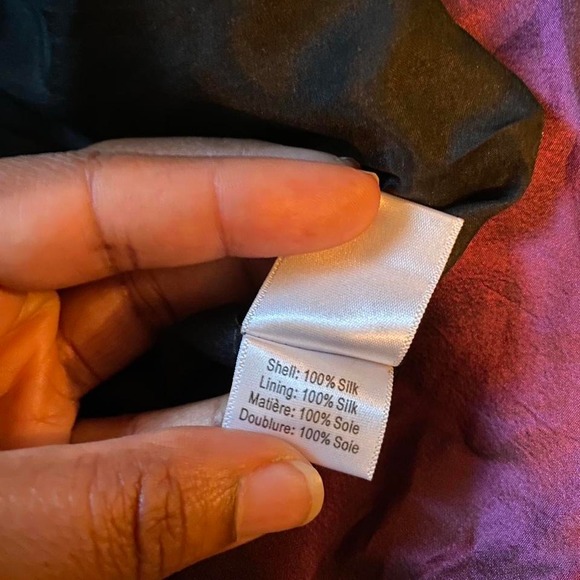 Vera Wang purple 100% silk formal dress size 0 - Picture 5 of 6